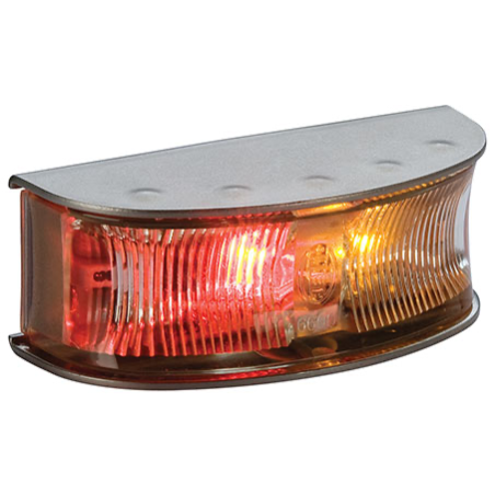 LIGHTING SIDE MARKER LAMP RED-AMBER LED 9-33 VOLTS