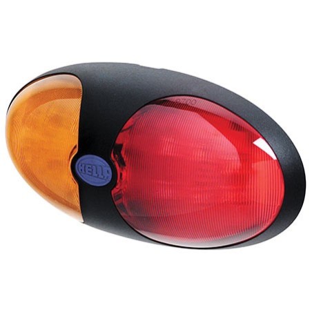LIGHTING SIDE MARKER AMBER/RED LED 9-33 VOLTS