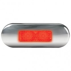 LIGHTING REAR MARKER LIGHT RED LED 12 OR 24V