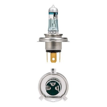 LIGHTING H4 HALOGEN GLOBE 12 VOLT 60/55 WATT BLUE  PLUS 110