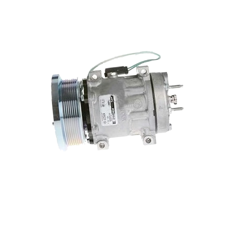 AIR- CON COMPRESSOR SUIT CATERPILLAR BOBCAT SANDEN 24V DIRECT MOUNT SD7H15