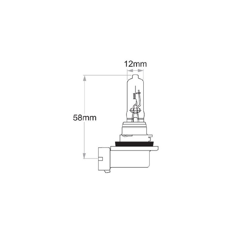 LIGHTING H9 HALOGEN GLOBE 12 VOLT 65 WATT