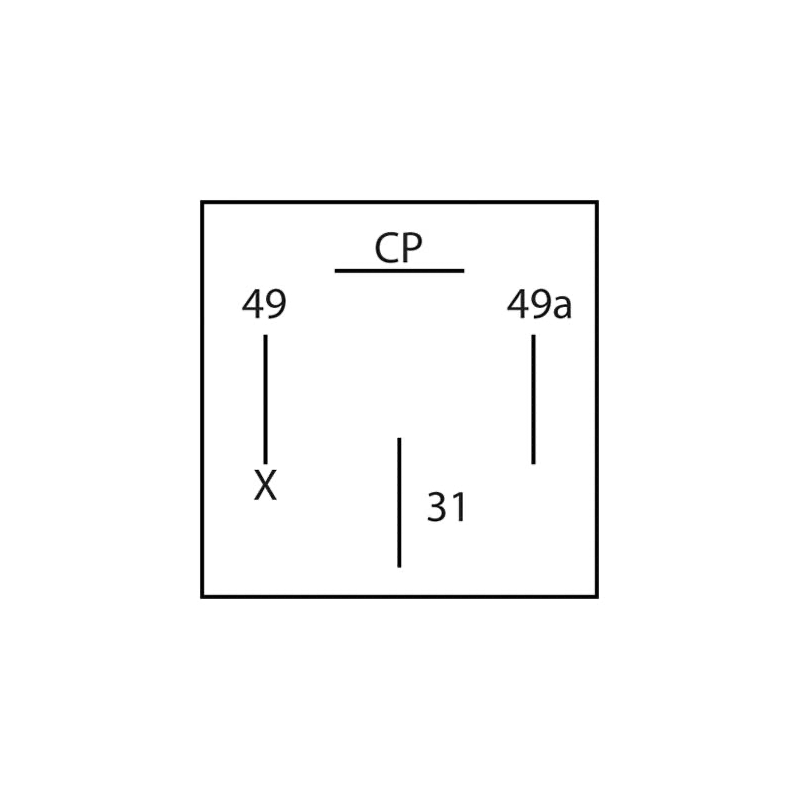 ELECTRICAL FLASHER RELAY 24 VOLT 4-PIN 200 WATT
