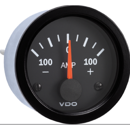 GAUGE AMMETER 52 MM -100-0-100