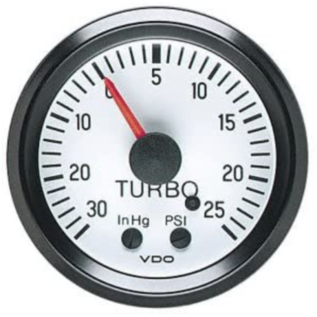 GAUGE BOOST 52 MM 30HG-25PSI