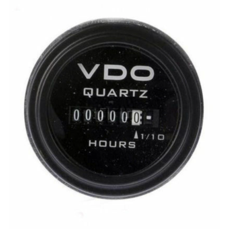 GAUGE HOURMETER ANALOUGE 12-24 VOLTS