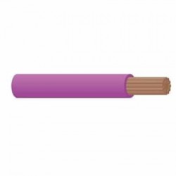 WIRE 4MM SINGLE CORE CABLE VIOLET 30M