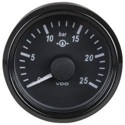 GAUGE GEAR OIL PRESSURE  12-24 VOLTS 0-25 BAR