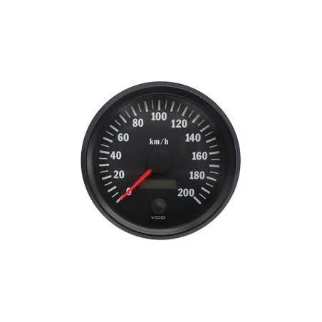 GAUGE SPEEDOMETER 12-24 VOLTS 0 TO 200 KPH