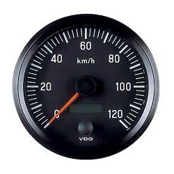 GAUGE SPEEDOMETER 12-24 VOLTS 0 TO 120 KPH