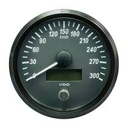 GAUGE SPEEDOMETER 12-24 VOLTS 0 TO 200 KPH