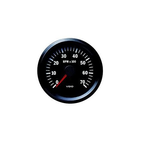 GAUGE TACHOMETER ELECTRIC 12 VOLT 0-7000 RPM 80 MM