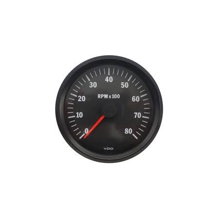 GAUGE TACHOMETER ELECTRIC 12 VOLT 0-8000 RPM 100 MM