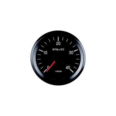 GAUGE TACHOMETER ELECTRIC 12 VOLTS 0-4000 RPM 80 MM