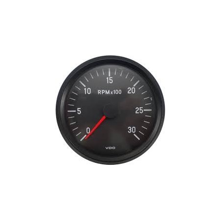 GAUGE TACHOMETER ELECTRIC 24 VOLTS 0-3000 RPM 80 MM