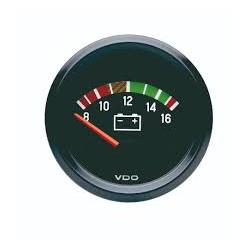 GAUGE VOLT 9 TO 16 VOLTS ROUND ANALOGUE 52MM