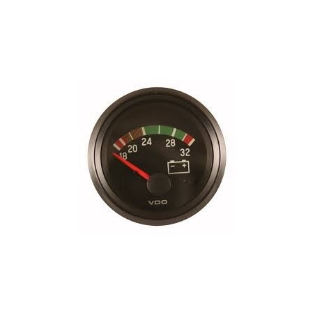 GAUGE VOLT 24 VOLTS ROUND ANALOGUE 52MM