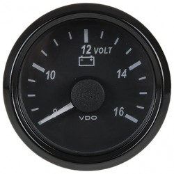 GAUGE VOLT 8-16 VOLTS ROUND 52MM