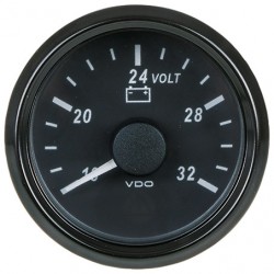 GAUGE VOLT 16-32 VOLTS ROUND  52MM