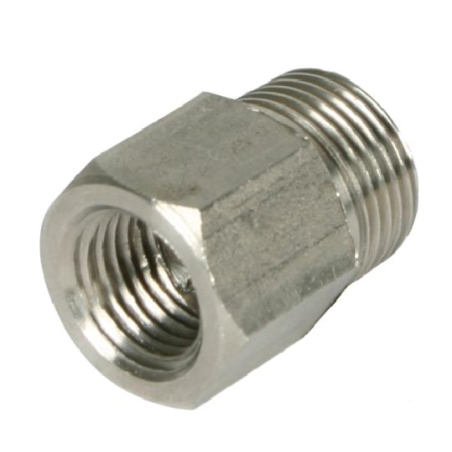 GAUGE & SENDER ADAPTORS INTERNAL THREAD 1/4" - 18NPTF EXTERNAL THREAD 3/8"BSPT