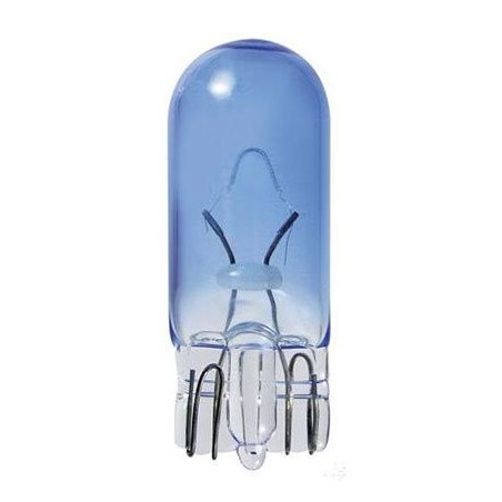 LIGHTING GLOBE WEDGE 12 VOLT 5 WATT T10 BLUE - 2 PCE