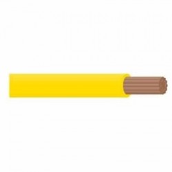 WIRE 4MM SINGLE CORE CABLE YELLOW 30M