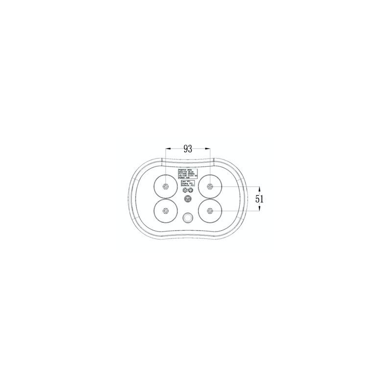 LIGHTING LED MICRO BEACON 12/24 VOLT 40 LED 0.5 WATT