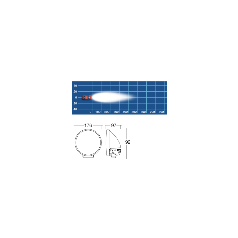 DRIVING LIGHT KIT NARVA 12 VOLT EXPLORA 175