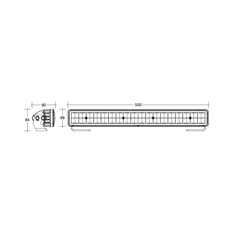 LIGHTING LED LIGHT BAR NARVA EXPLORA 22 INCH 18000 LUMENS