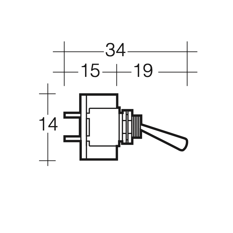 ELECTRICAL SWITCHES ON/OFF TOGGLE SWITCH