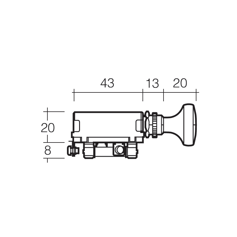 ELECTRICAL SWITCHES ON/OFF PUSH-PULL HEADLAMP SWITCH