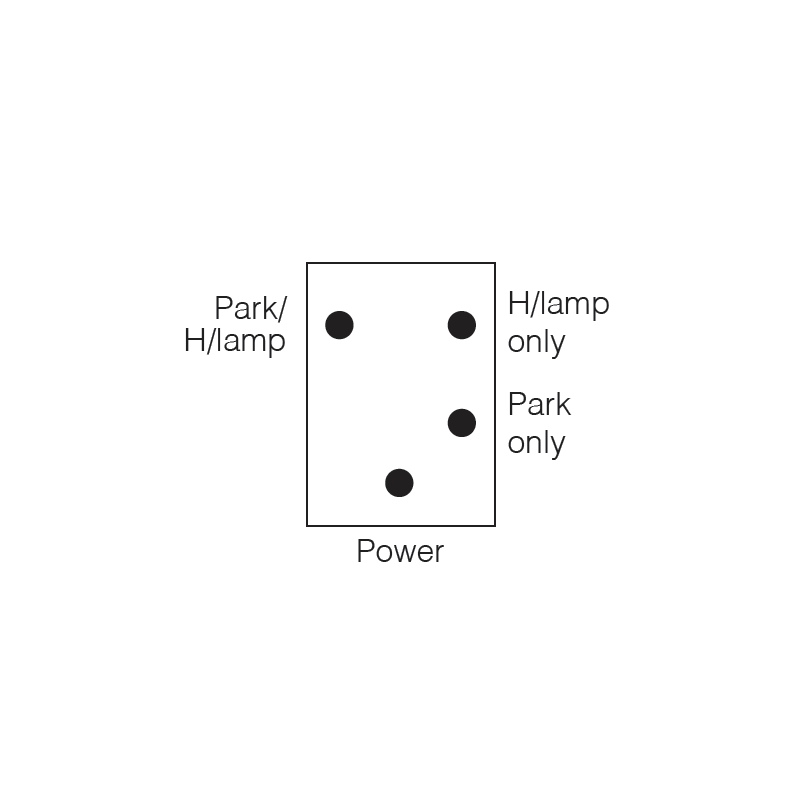ELECTRICAL SWITCHES ON/OFF PUSH-PULL HEADLAMP SWITCH