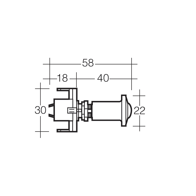 ELECTRICAL SWITCHES ON/OFF PUSH-PULL SWITCH ILLUMINATED RED
