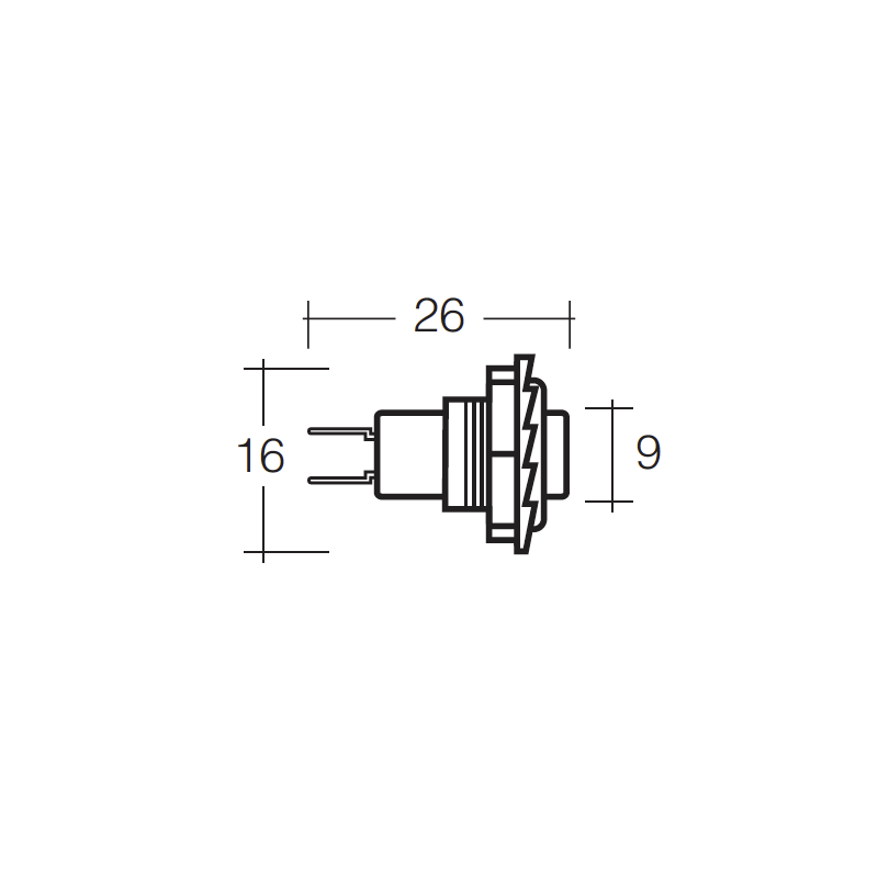 ELECTRICAL SWITCHES  PUSH BUTTON ON-OFF BUTTON SWITCH