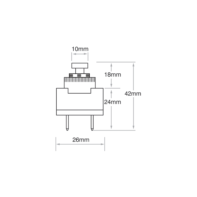 ELECTRICAL SWITCHES  PUSH BUTTON ON-OFF  SWITCH MOMENTARY