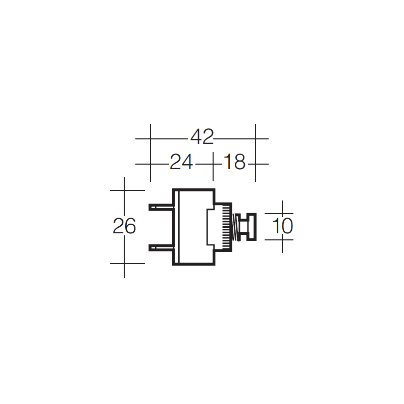 ELECTRICAL SWITCHES  PUSH BUTTON ON-OFF  SWITCH MOMENTARY