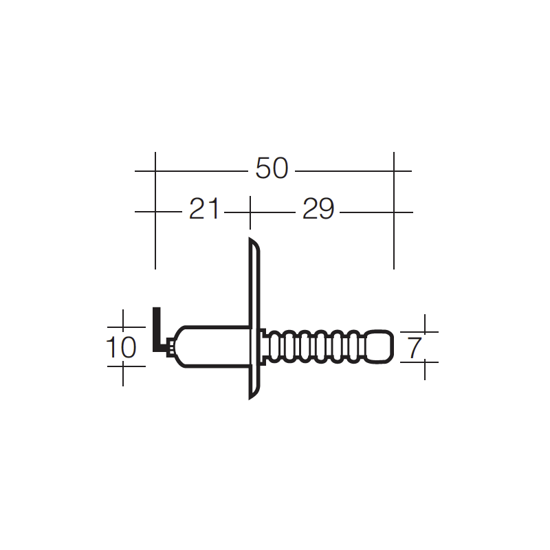 ELECTRICAL SWITCHES  PUSH BUTTON UNIVERSAL DOOR SWITCH