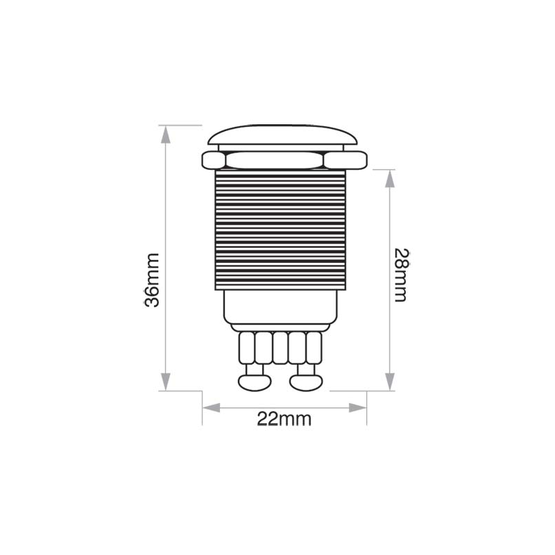 ELECTRICAL SWITCHES  PUSH BUTTON ON-OFF SWITCH MOMENTARY