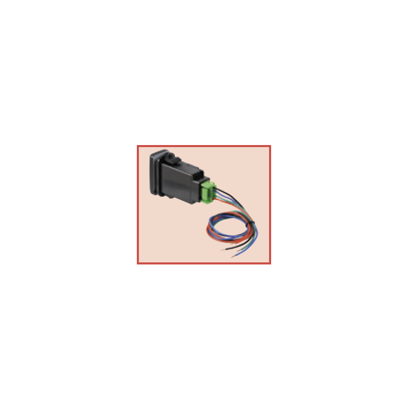 ELECTRICAL SWITCHES  PUSH BUTTON LED DUAL PUSH SWITCH SPDT BLUE/RED