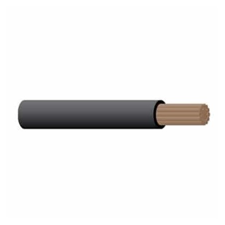 WIRE 6MM SINGLE CORE CABLE BLACK 30M