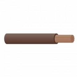 WIRE 6MM SINGLE CORE CABLE BROWN 30M