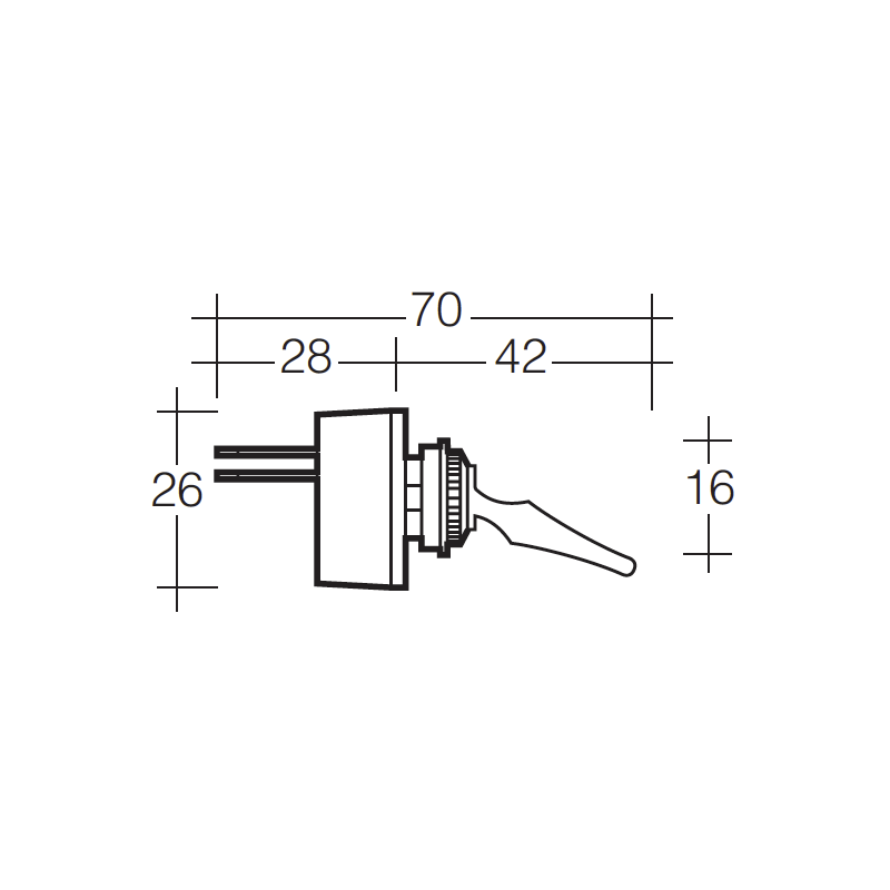 ELECTRICAL SWITCHES ON/OFF TOGGLE SWITCH