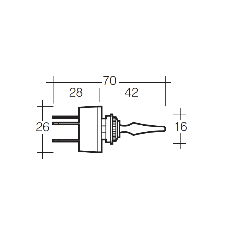 ELECTRICAL SWITCHES ON/OFF TOGGLE SWITCH