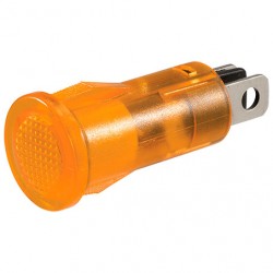 LIGHTING PILOT LIGHT LED AMBER 12 VOLT BLADE TERMINALS