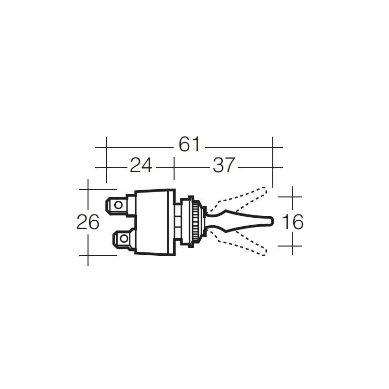 ELECTRICAL SWITCHES ON/OFF TOGGLE SWITCH MOMENTARY HEAVY DUTY